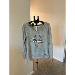NHL Boston Bruins CCM Women’s Long Sleeve Sweater - Size Large